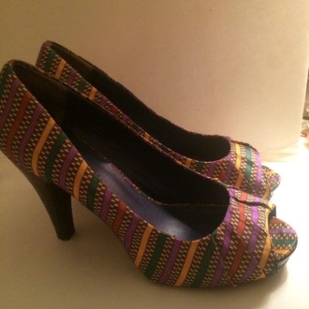 MADDEN GIRL OPEN TOE PUMPS